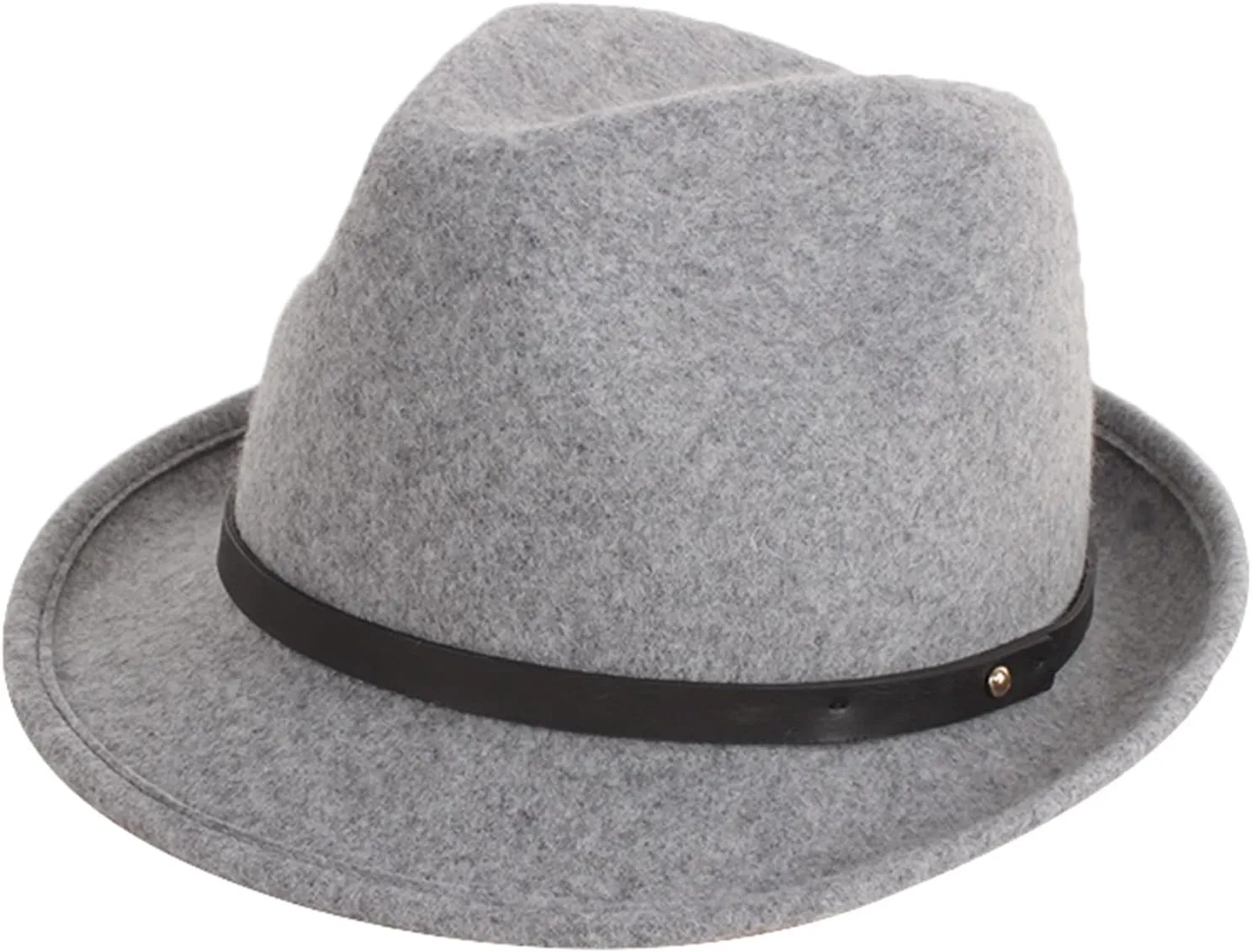 100% Wool Women&Men Fedora hat Felt Trilby hat Classic Short Brim Fashion Homburg Style Spring Autumn Winter