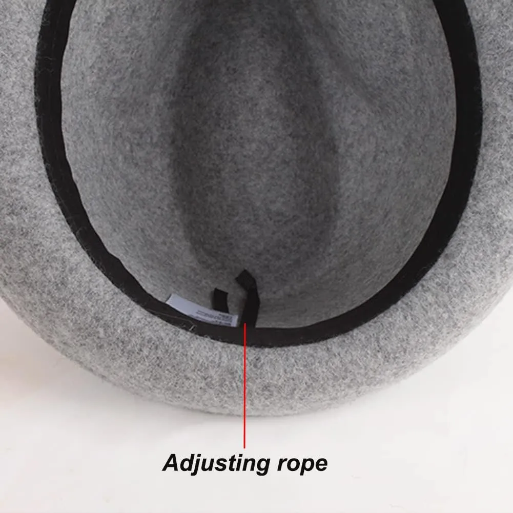 100% Wool Women&Men Fedora hat Felt Trilby hat Classic Short Brim Fashion Homburg Style Spring Autumn Winter