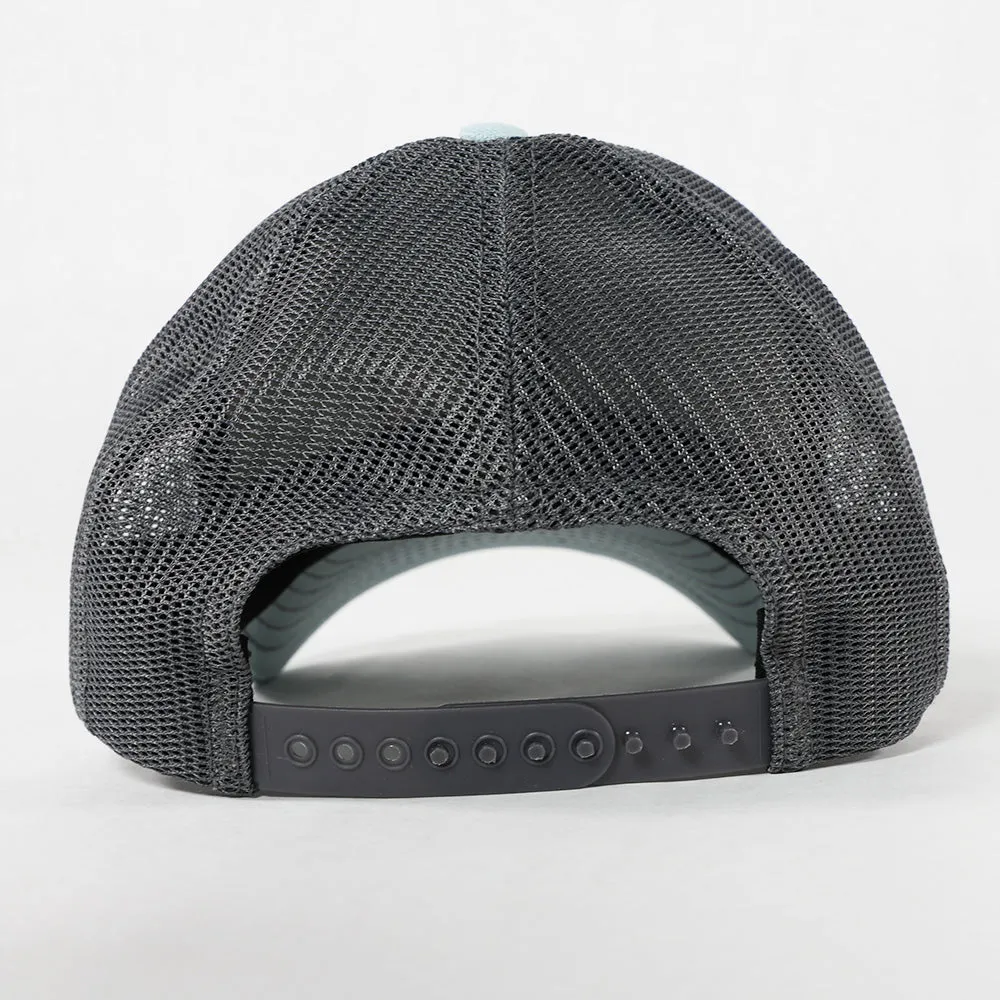 American Flag Patch Patriotic Sea Mist Trucker Hat