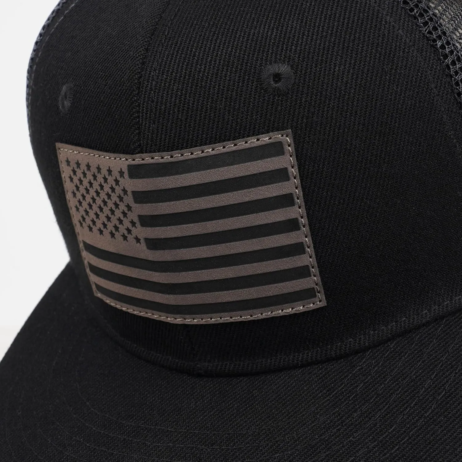 American Flag Snapback Hats - Flat Bill Brim Hat for Men Women - Breathable & Adjustable Fit for Casual Wear