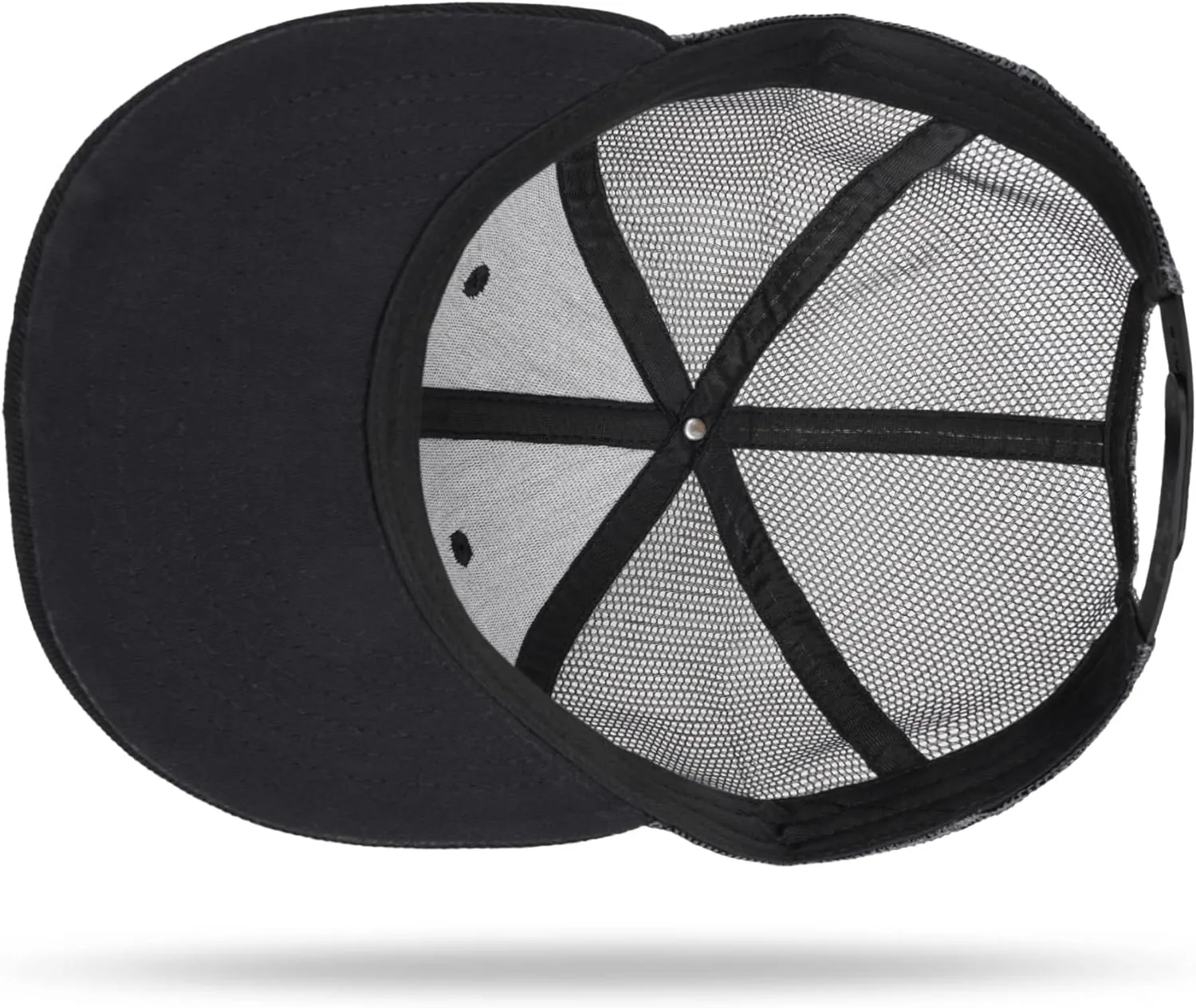 American Flag Snapback Hats - Flat Bill Brim Hat for Men Women - Breathable & Adjustable Fit for Casual Wear