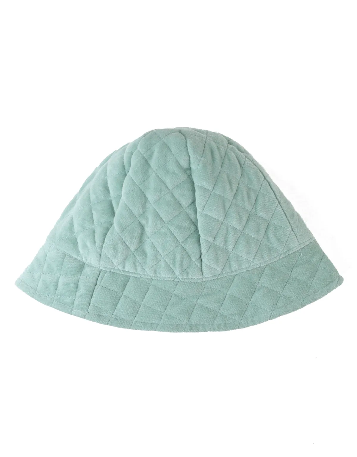 BABY GIRLS VELVET QUILTED CLOCHE HAT