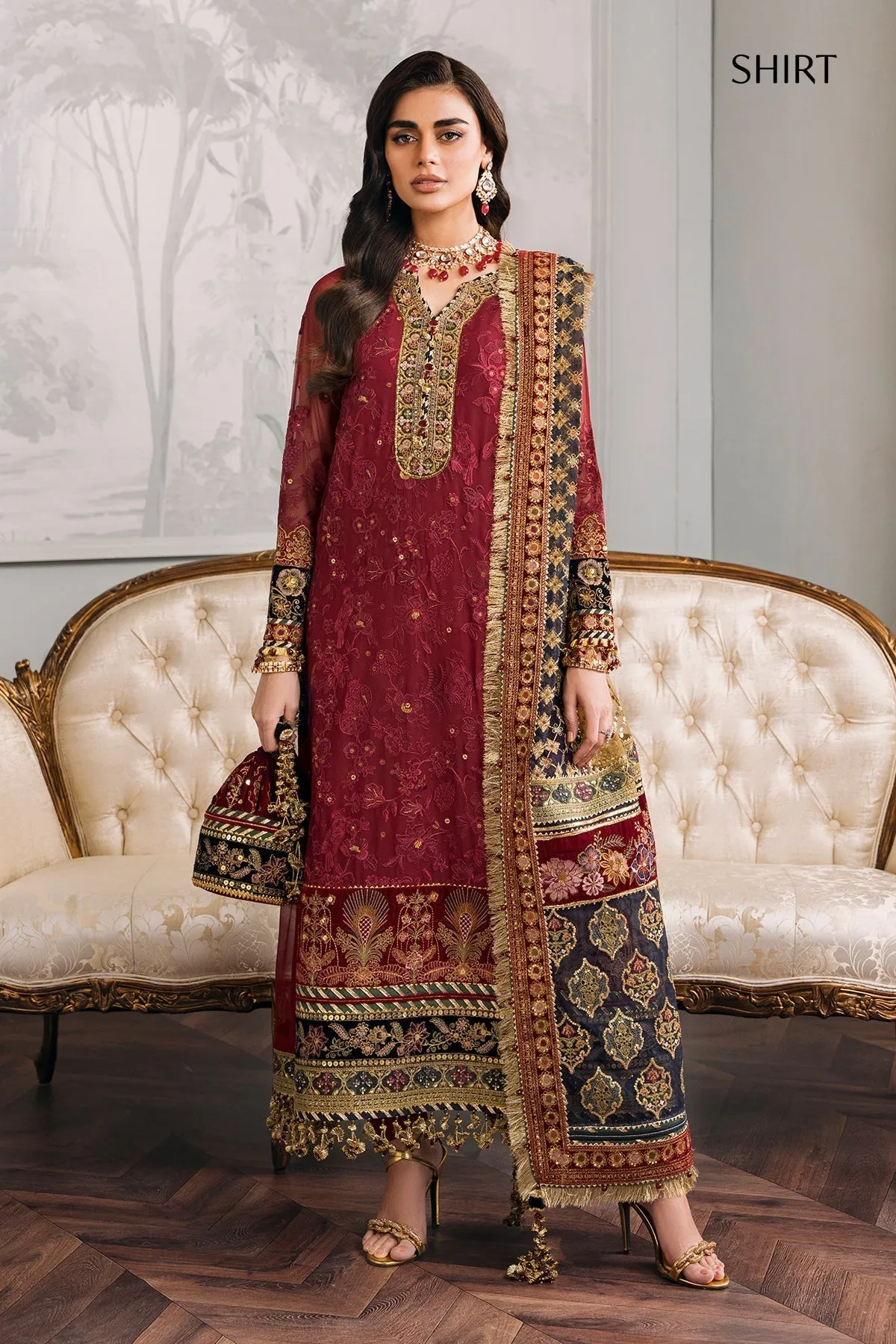 Baroque Chantelle Embroidered Luxury Formals – CH12-07