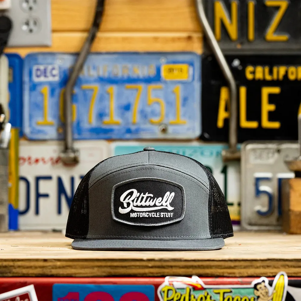 BILTWELL RIDGECREST SNAP BACK HAT [GREY/BLACK]