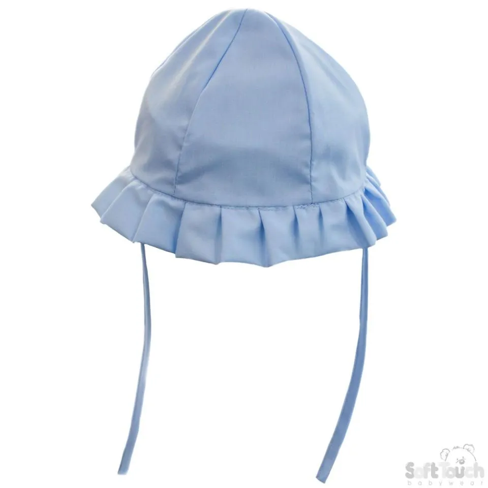 Blue Plain Cloche Hat (0-24 Months) H20-B