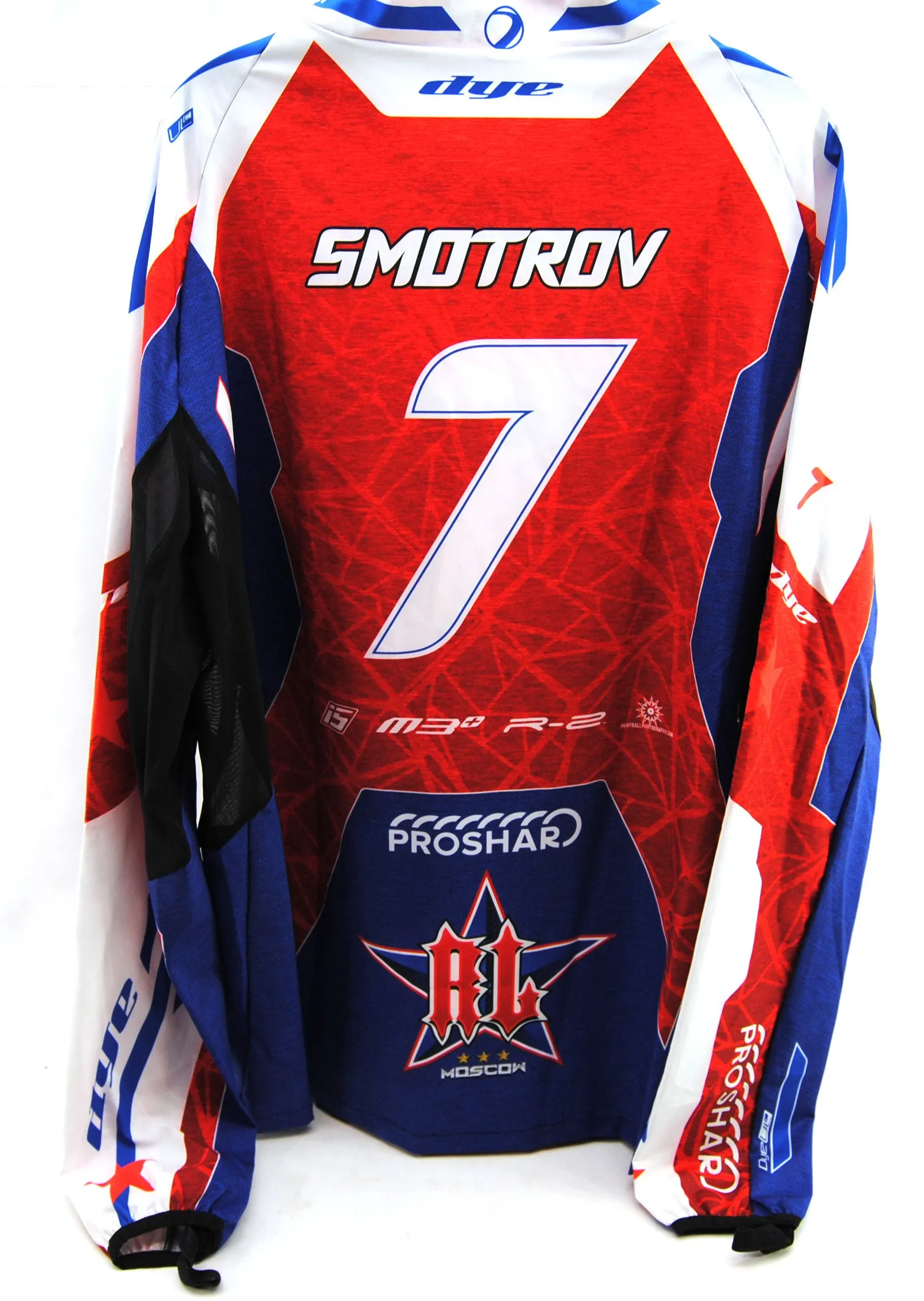 Dye / CRBN UL-C Jersey - Russian Legion Smotrov #7 Red/White