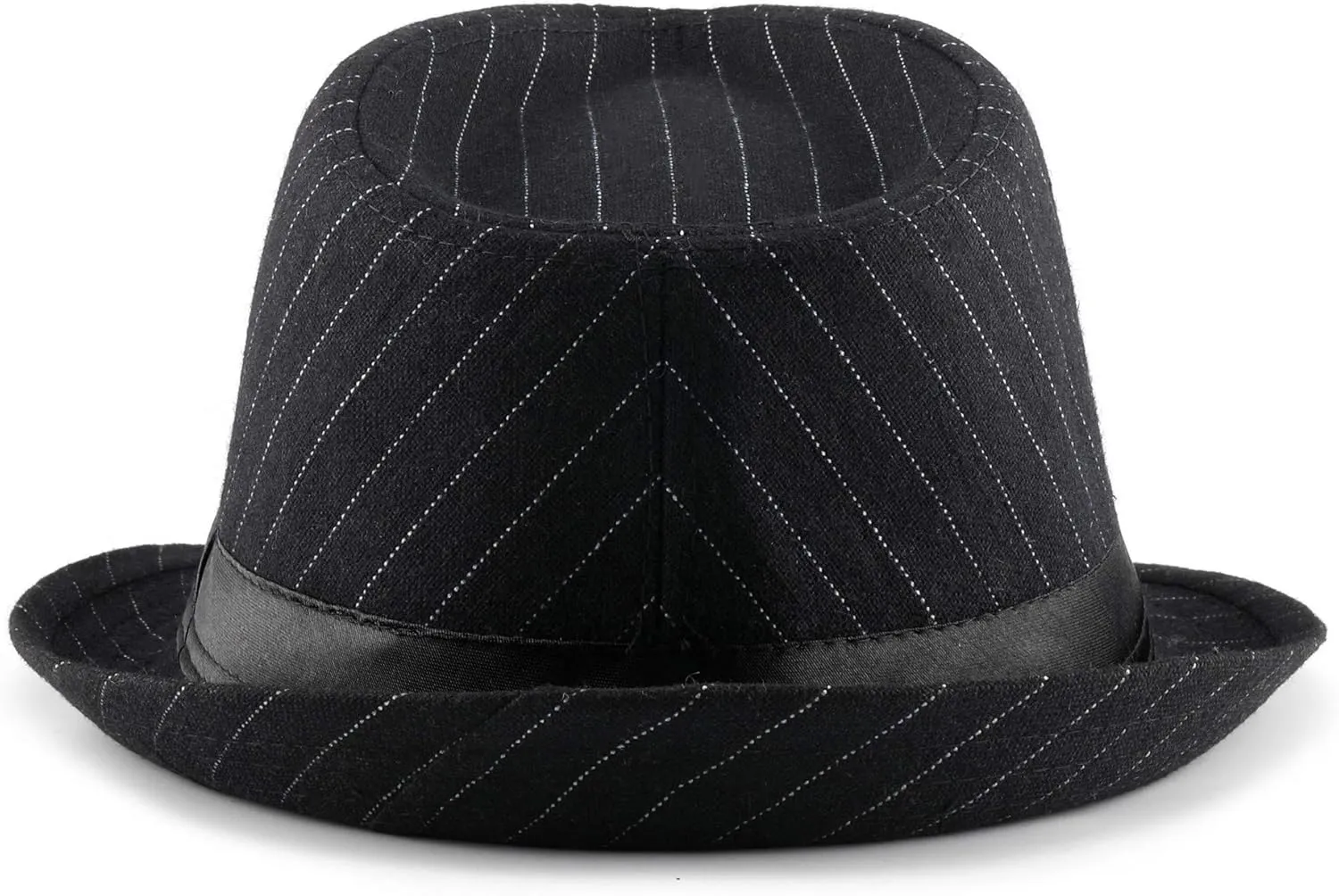 FALETO Unisex Classic Manhattan Structured Gangster Trilby Fedora Hat