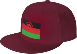 Flag of Malawi Trucker Hat for Men Snapback Hats Baseball Cap Flat Brim Hats