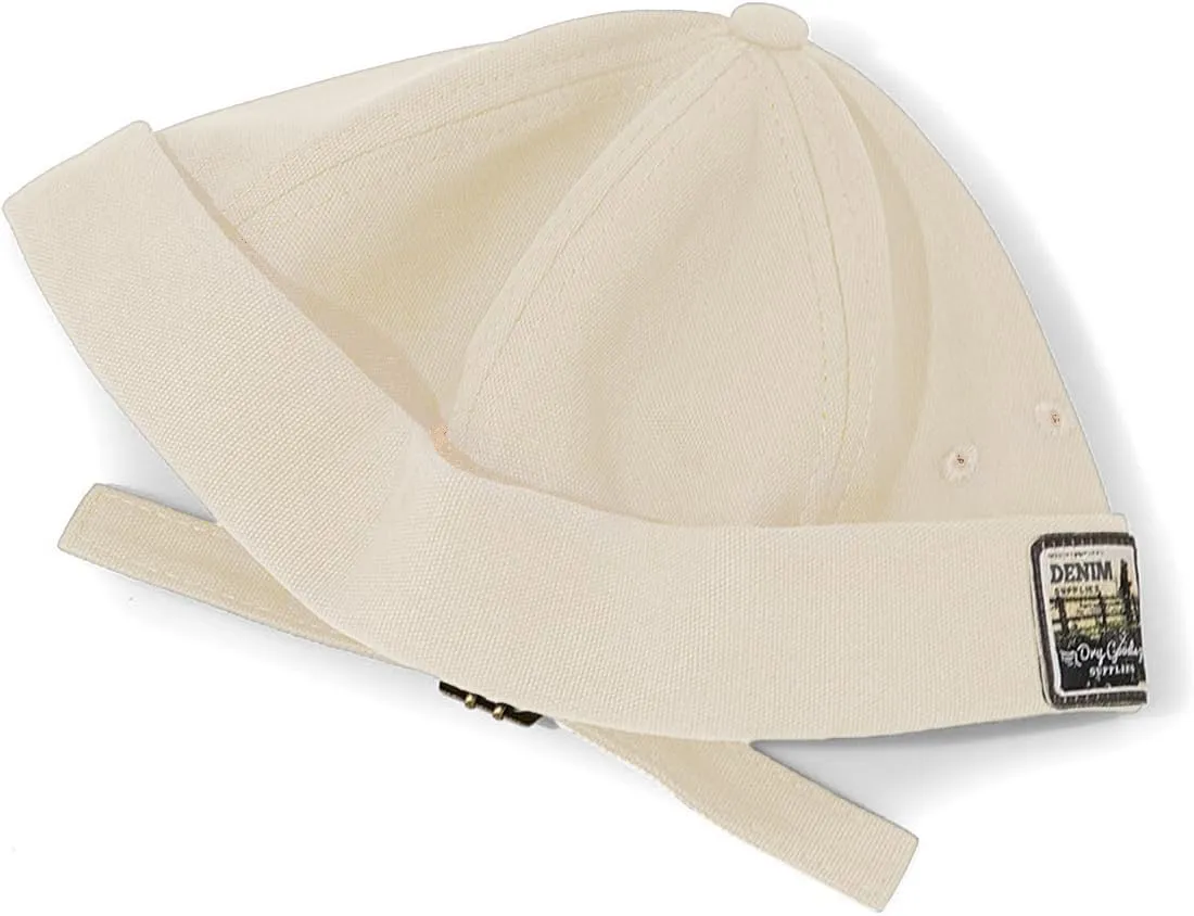 Glamorstar Dome Brimless Hats for Women Men Sailor Docker Beanie Cap Hip Hop Hats