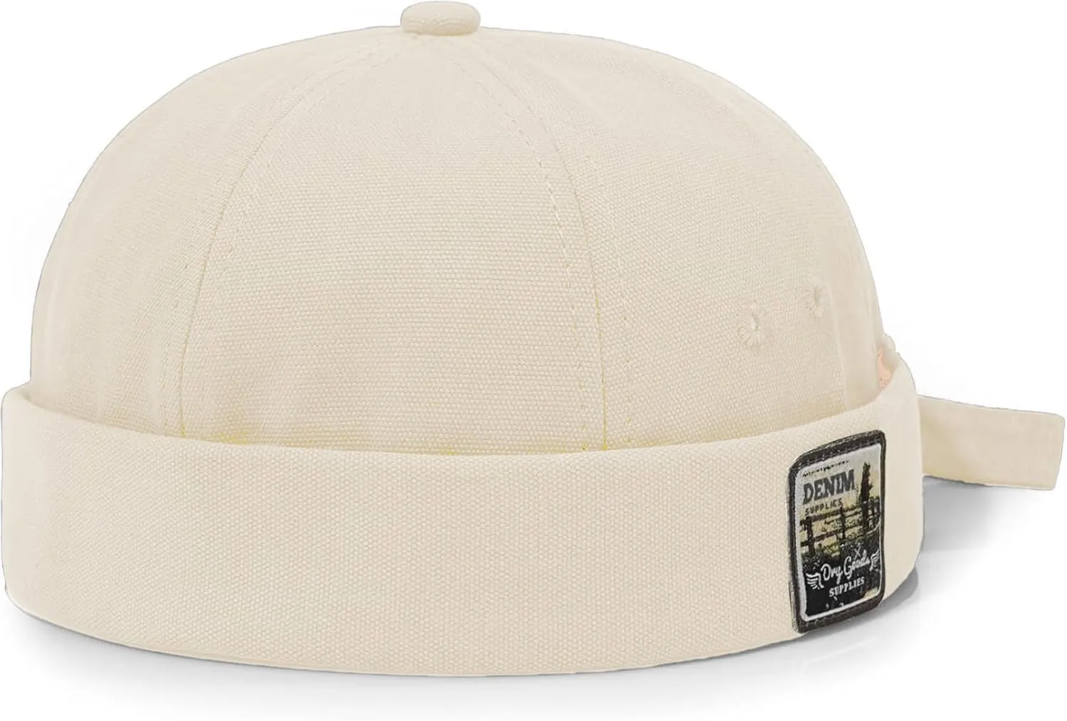 Glamorstar Dome Brimless Hats for Women Men Sailor Docker Beanie Cap Hip Hop Hats