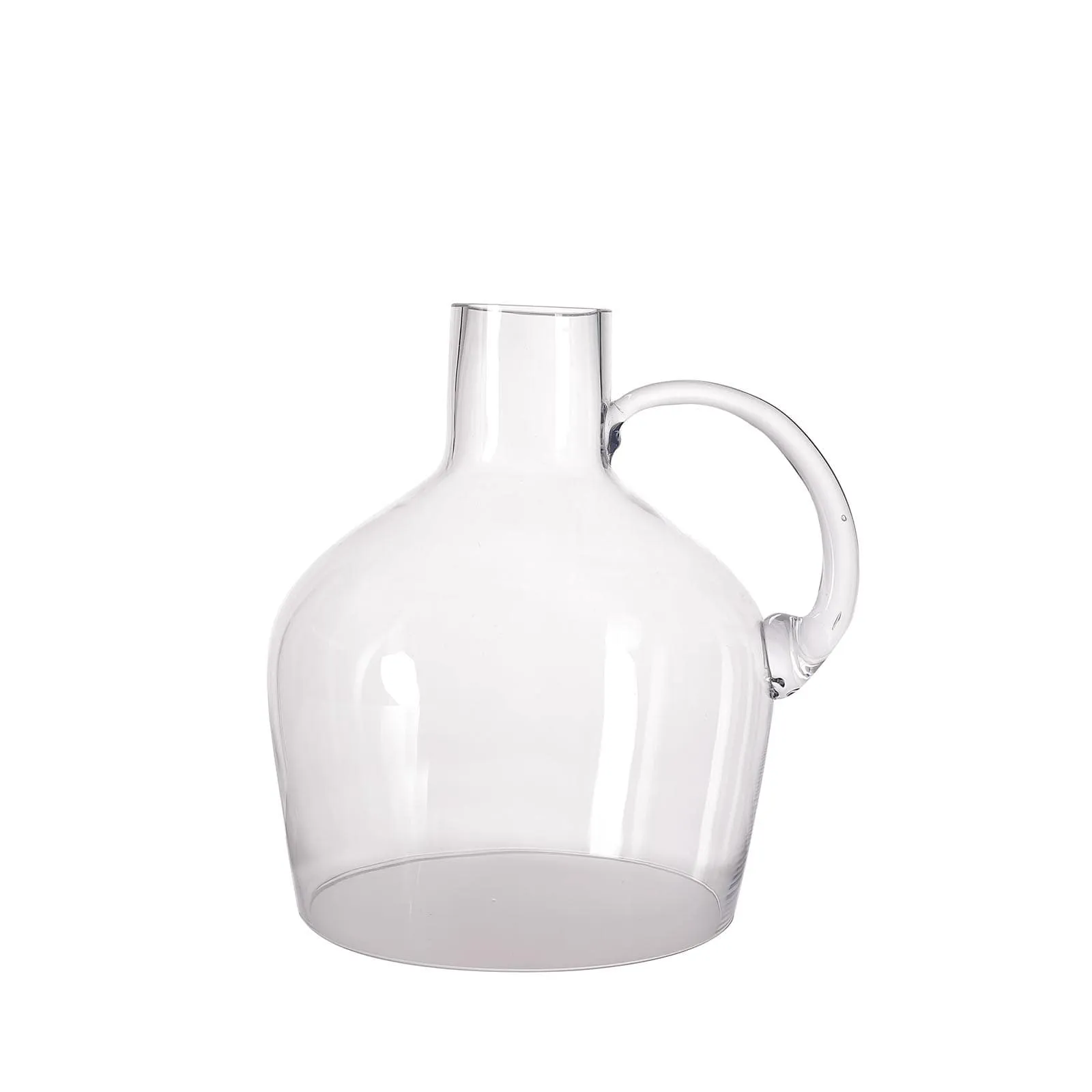 Glass Candle Holder Cloche Jar Dome 10" Clear with Wooden Base - Heavy Duty Wedding Centerpiece