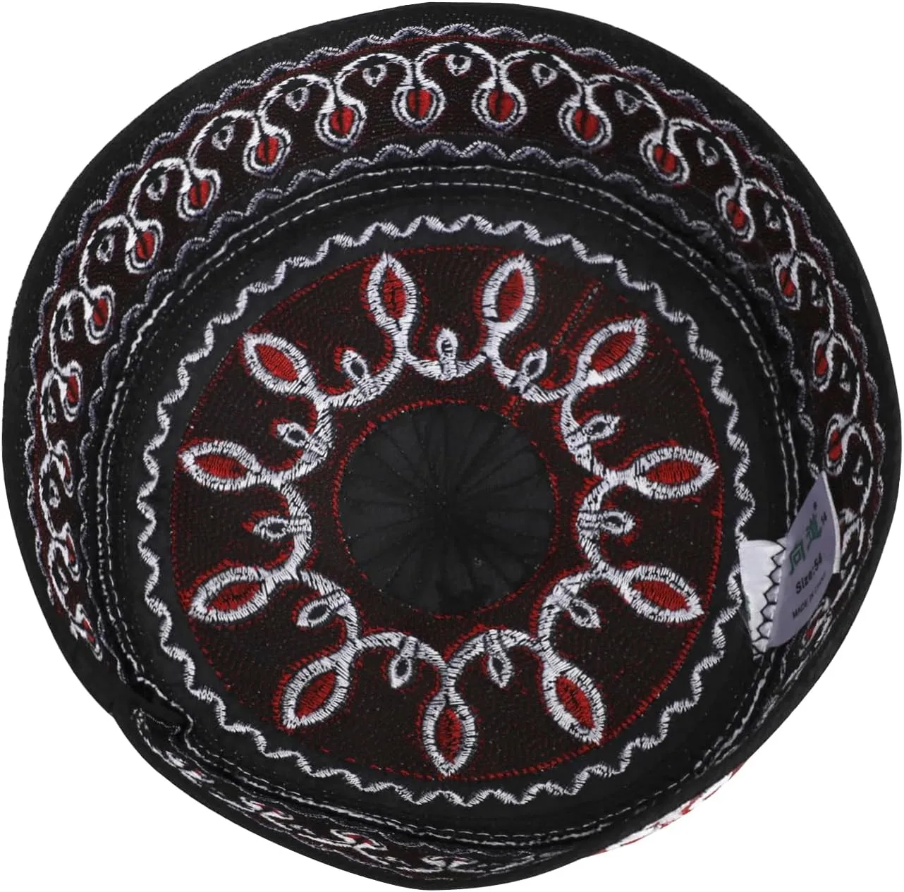 Islamic Men Prayer Kufi Hat Muslim Arabian Embroidered Skull Cap Arab Indian Religious Praying Cap Ramadan Eid Gift