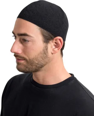 Lightweight Solid Color Turkish Crochet Kufi for Men