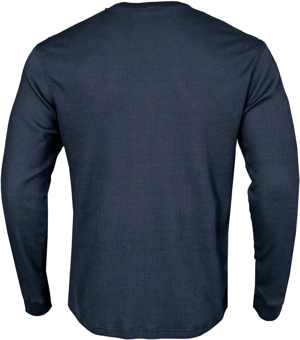 Men's Waffle Basic T-Shirt Long Sleeve Thermal Crew Neck Casual Top Underwear Lightweight Base Layer
