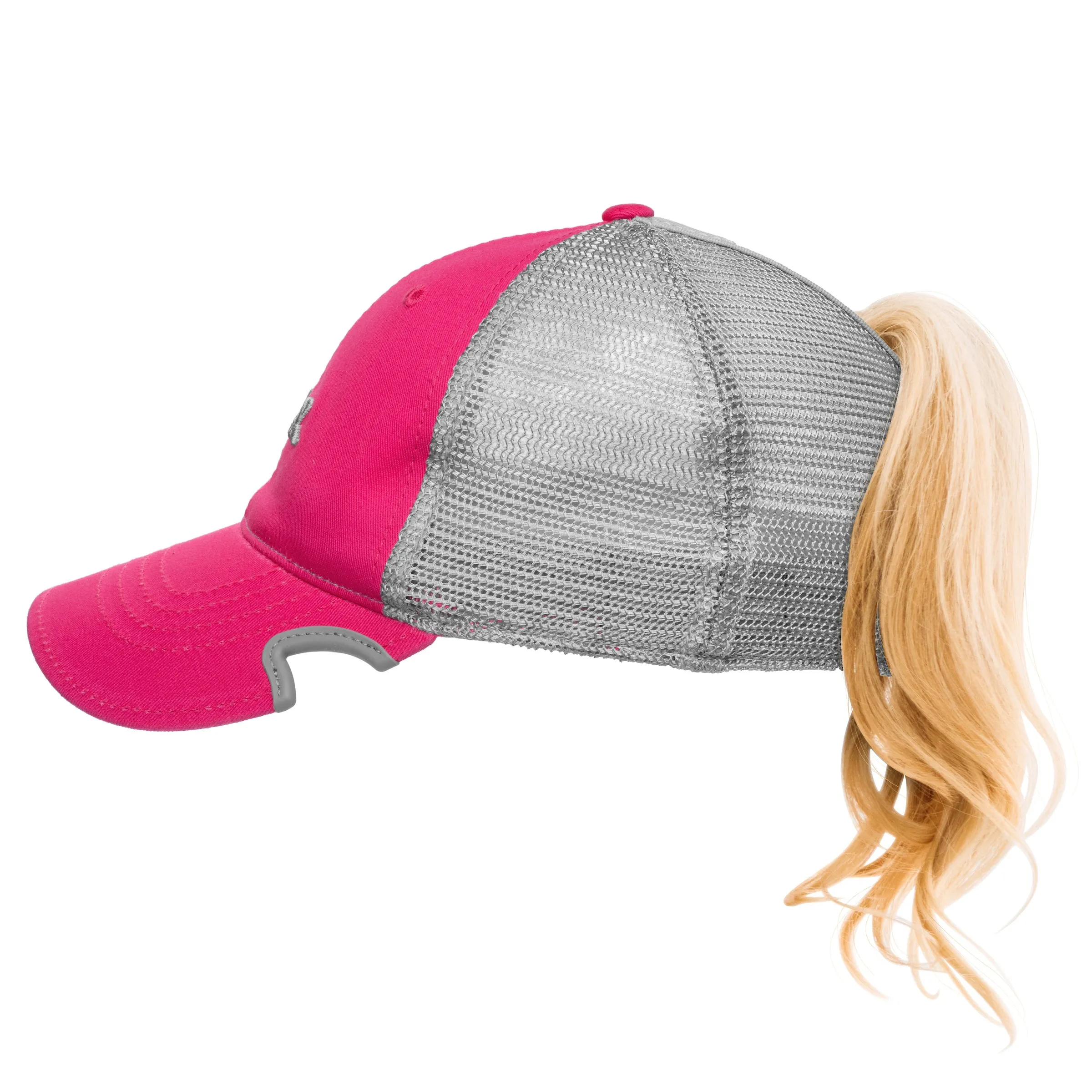 Notch Classic Adjustable Hot Pink/Grey Ponytail