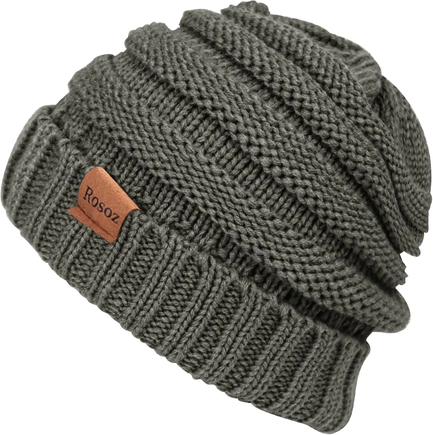 Rosoz Womens Beanies for Winter Slouchy Beanies for Women Knit Warm Winter Hats for Women Thick for Cold Weather