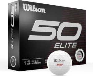 Wilson Fifty Elite Golf Balls - 12 Pack