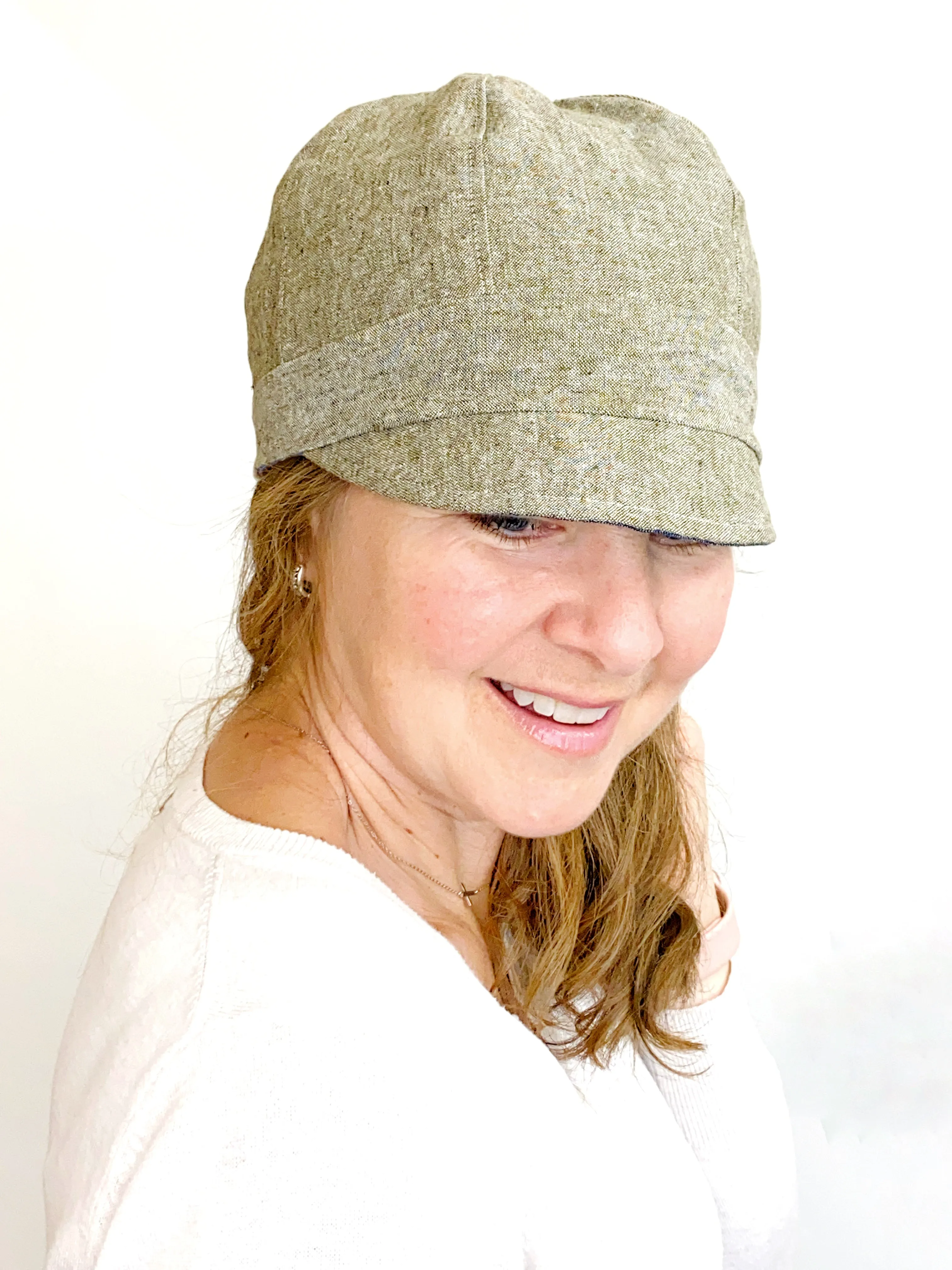 Women's Spring Cloche Hat, Cute Hat for Women, Women's Chemotherapy Hat, Cloth Hat for Women