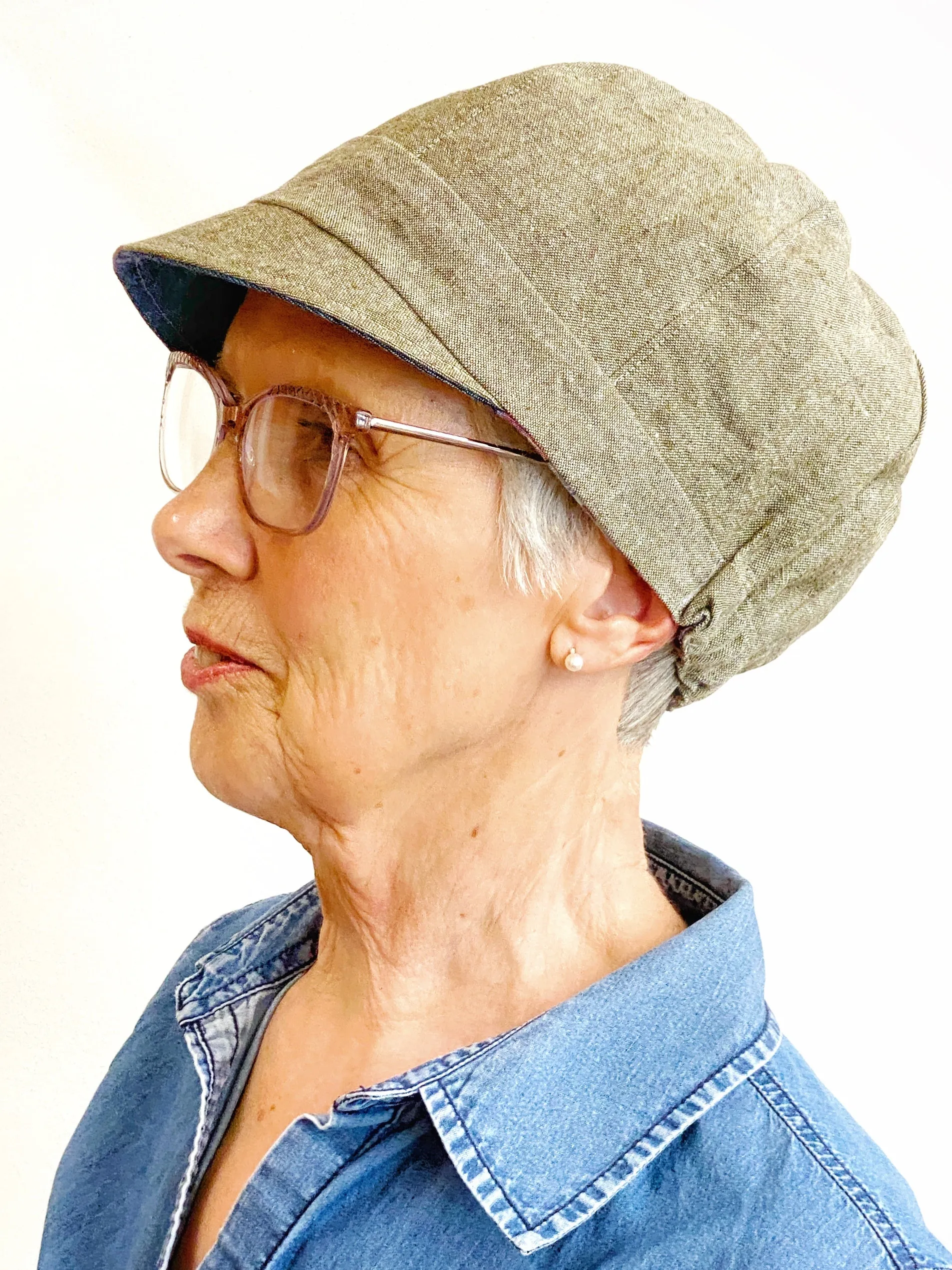 Women's Spring Cloche Hat, Cute Hat for Women, Women's Chemotherapy Hat, Cloth Hat for Women