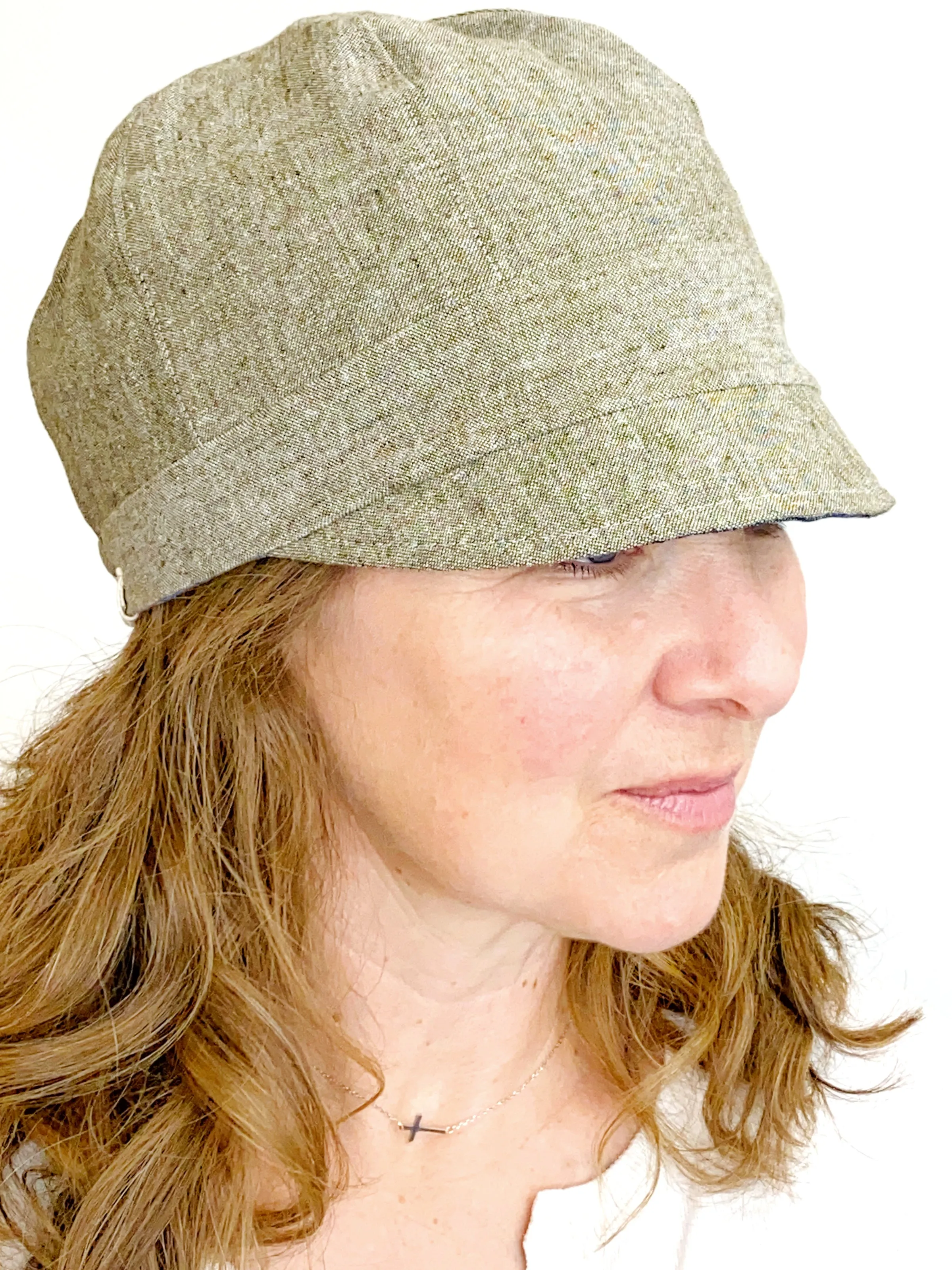Women's Spring Cloche Hat, Cute Hat for Women, Women's Chemotherapy Hat, Cloth Hat for Women