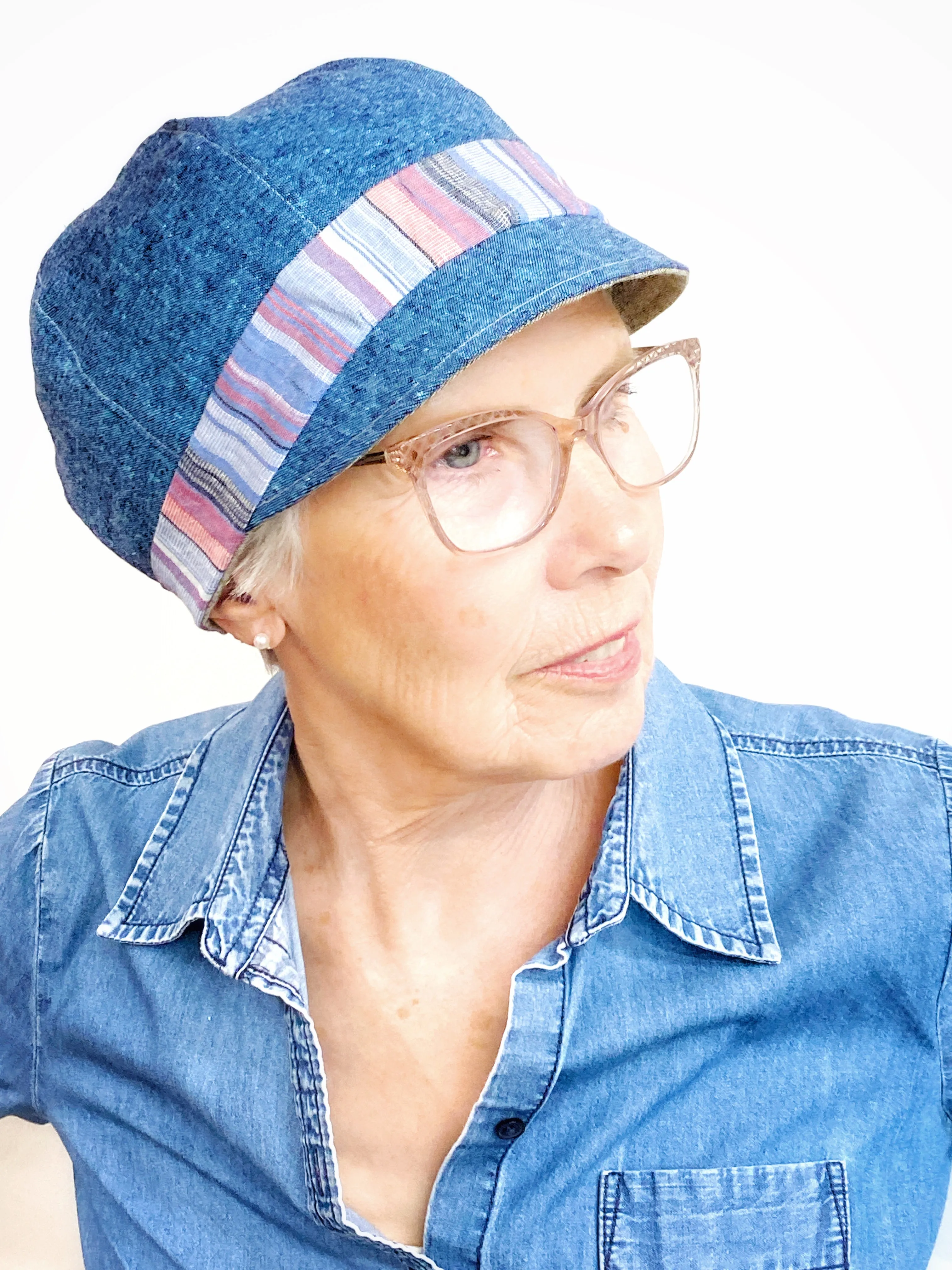 Women's Spring Cloche Hat, Cute Hat for Women, Women's Chemotherapy Hat, Cloth Hat for Women