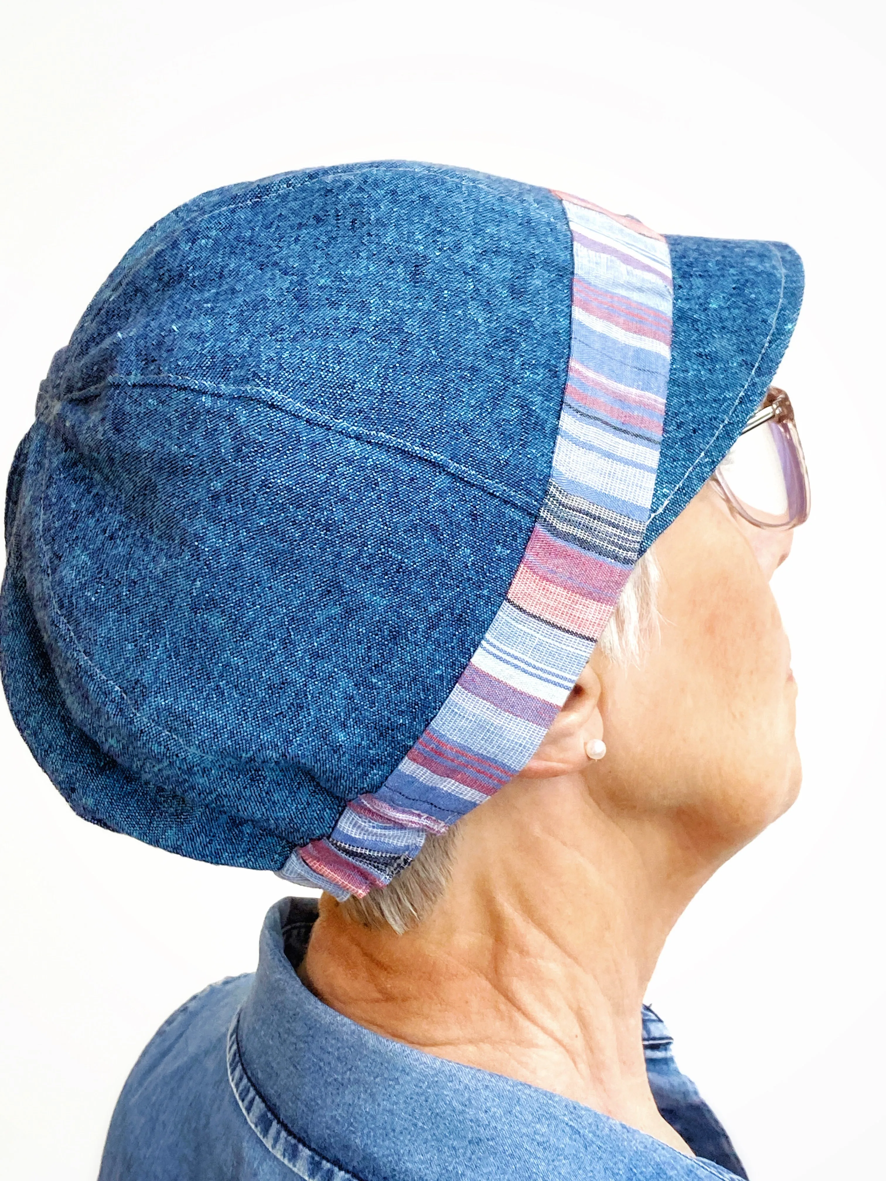 Women's Spring Cloche Hat, Cute Hat for Women, Women's Chemotherapy Hat, Cloth Hat for Women