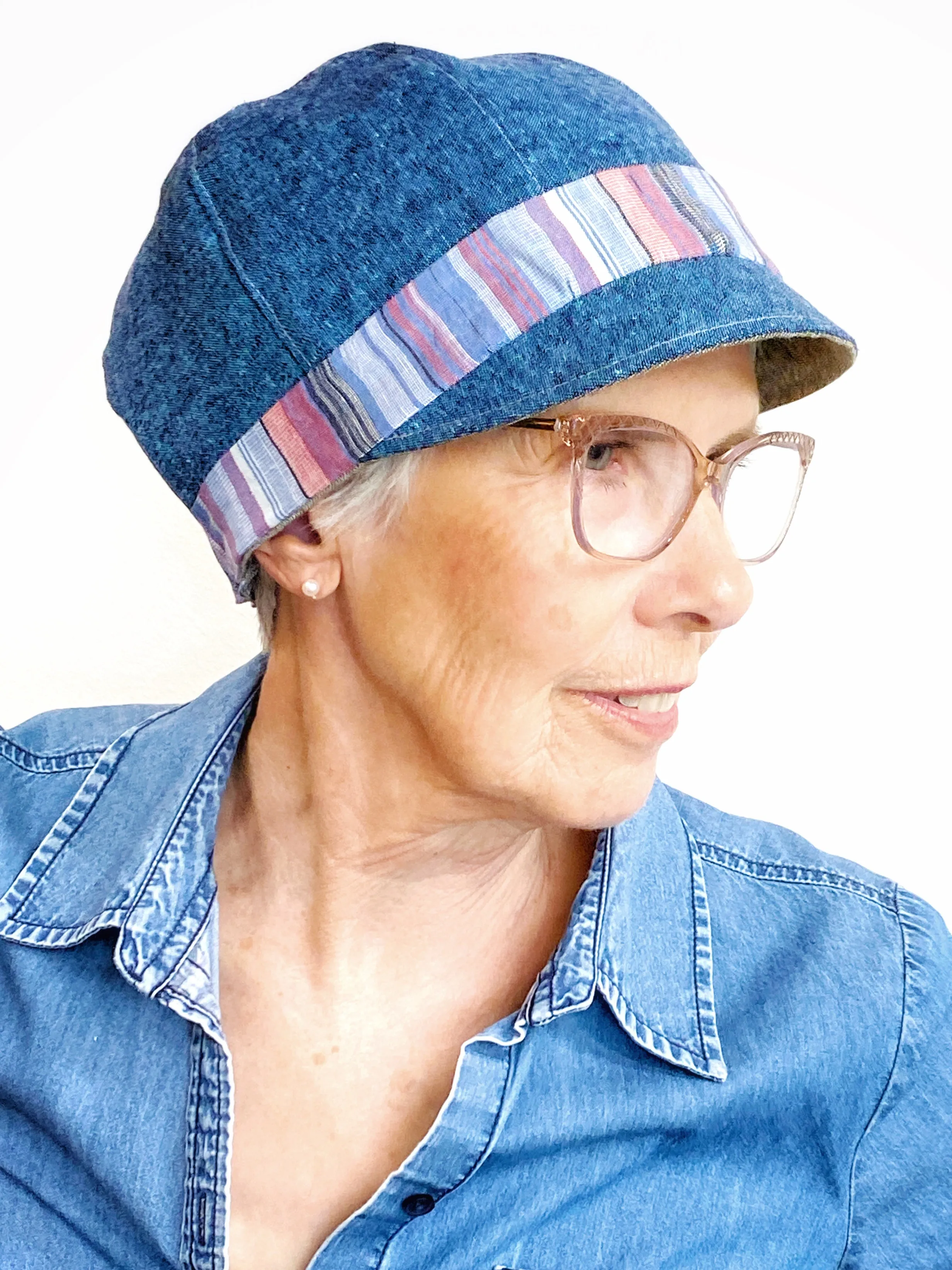 Women's Spring Cloche Hat, Cute Hat for Women, Women's Chemotherapy Hat, Cloth Hat for Women