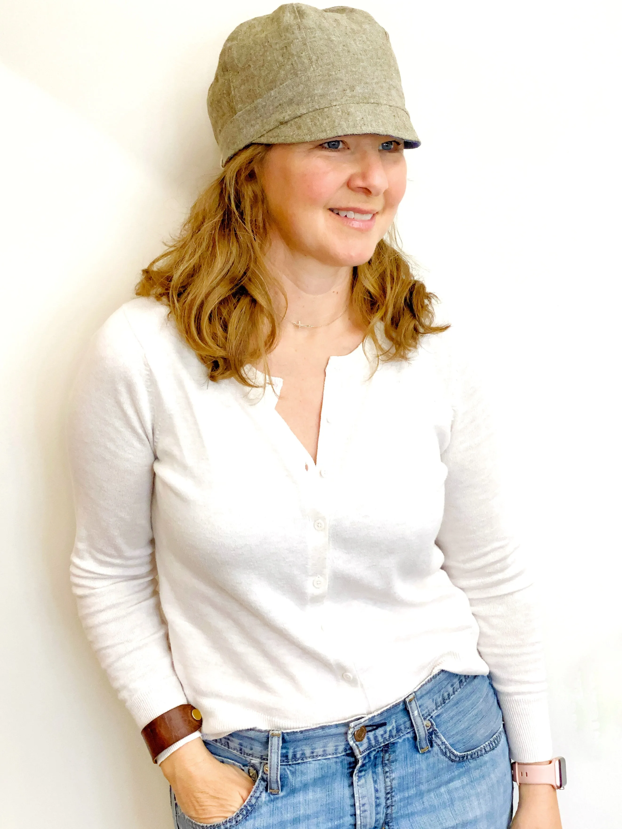 Women's Spring Cloche Hat, Cute Hat for Women, Women's Chemotherapy Hat, Cloth Hat for Women