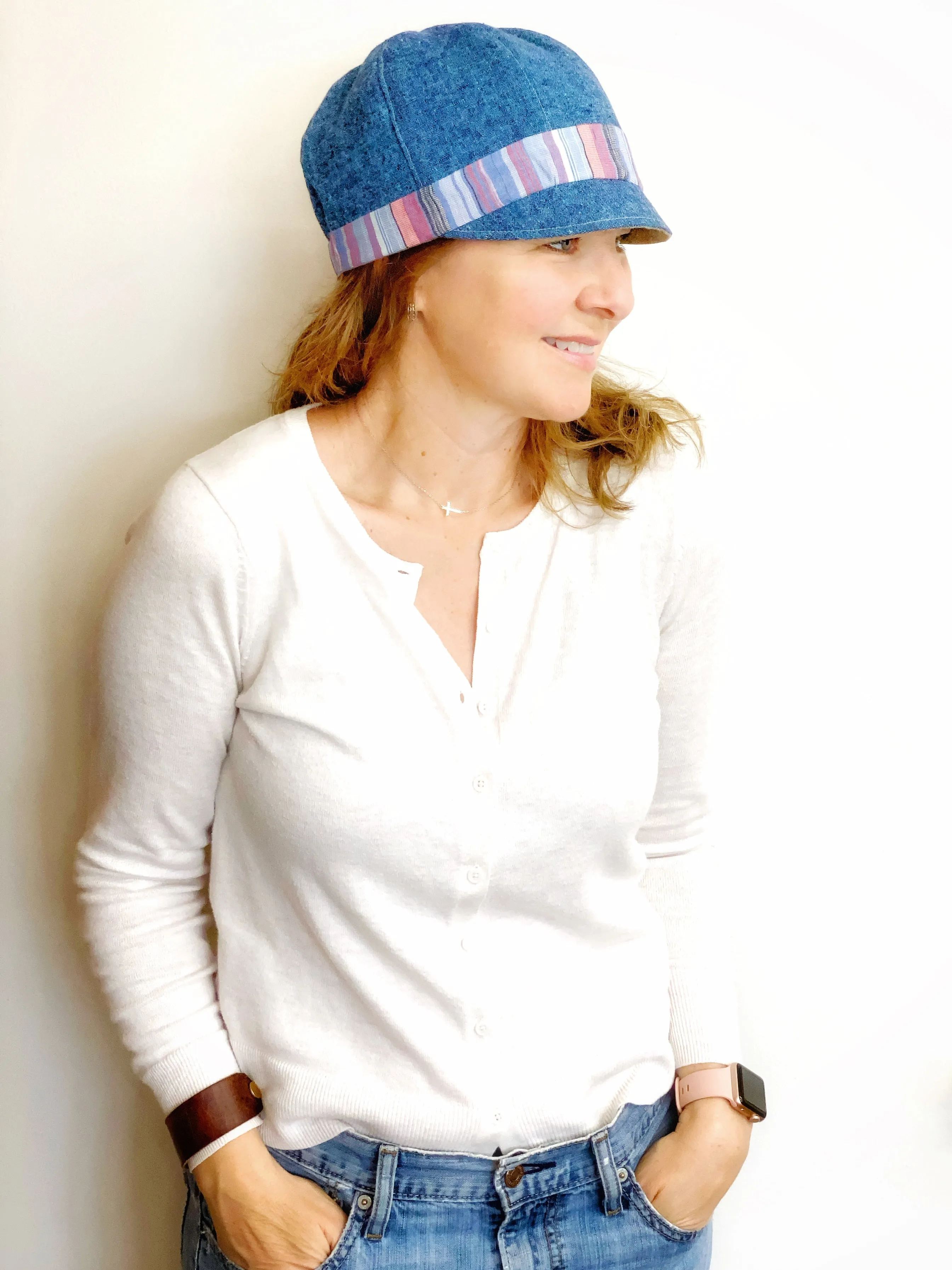 Women's Spring Cloche Hat, Cute Hat for Women, Women's Chemotherapy Hat, Cloth Hat for Women