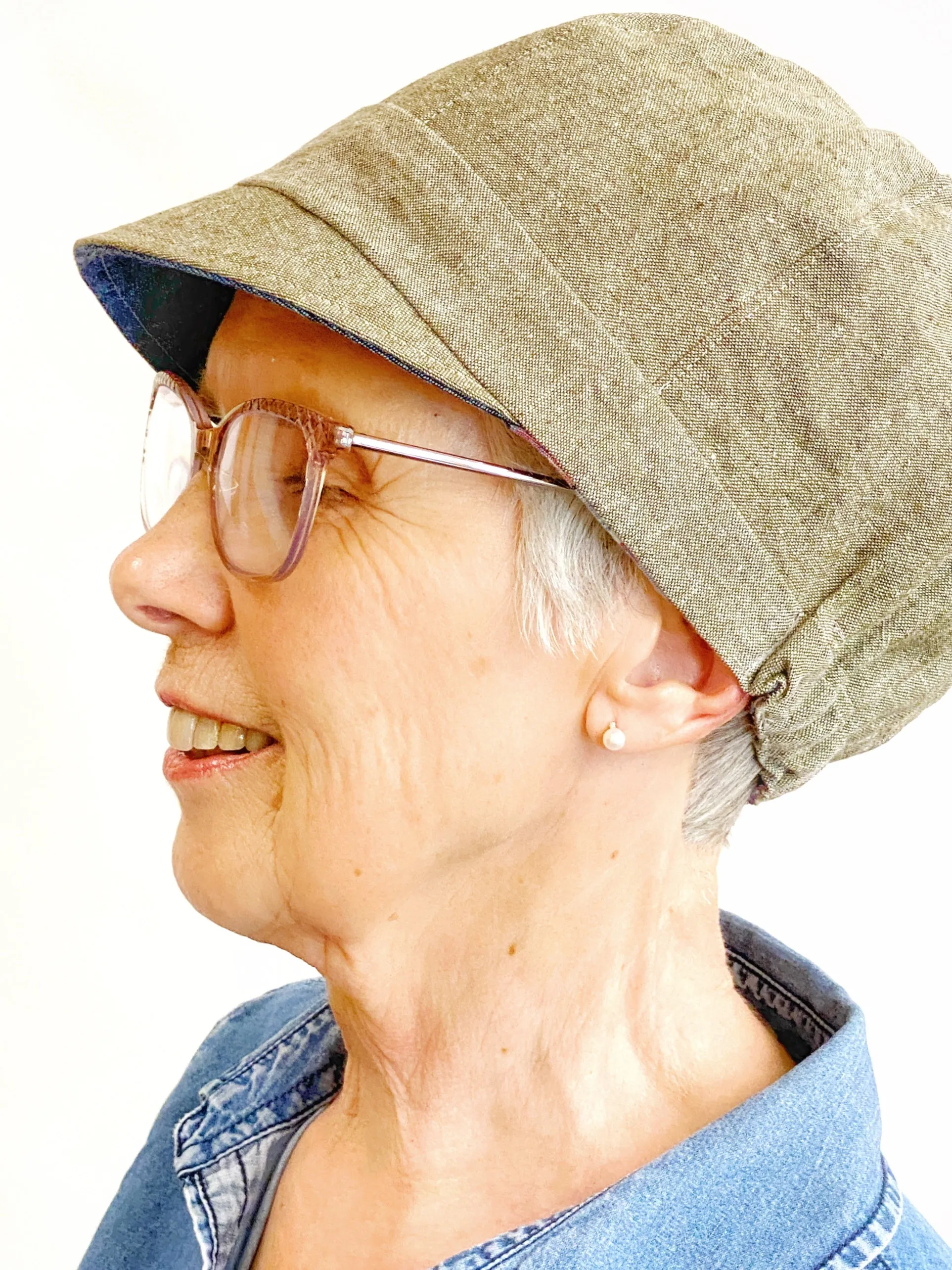 Women's Spring Cloche Hat, Cute Hat for Women, Women's Chemotherapy Hat, Cloth Hat for Women